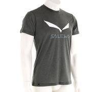 Salewa Solidlogo Dri-Release Caballeros T-Shirt M Verde oliva oscuro