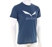Salewa Solidlogo Dry Caballeros T-Shirt S Azul oscuro