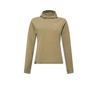 SALEWA Sudadera con capucha funcional para mujer Puez Sun camel | 42