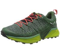 Salewa WS Dropline, Zapatillas de trail running, Mujer, Verde (Feld Green/Fluo Coral), 42 EU