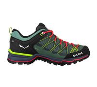 Salewa WS MTN Trainer Lite GTX Feld Green/Fluo Coral Calzado de senderismo para mujer UK 6