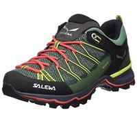 SALEWA WS MTN TRAINER LITE GTX, Zapatos de Senderismo Mujer, Feld Green Fluo Coral, 40.5 EU