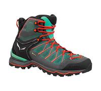 Salewa - Women's Mountain Trainer Lite Mid GTX - Botas de trekking UK 6.5 | EU 40 feld green / fluo coral