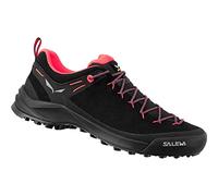 SALEWA WS Wildfire Leather, Zapatillas para Mujer, Black/Fluo Coral, 37 EU