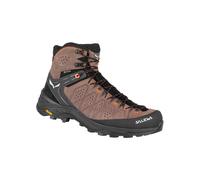 Salewa - Zapatillas de senderismo Hombre - Alp Trainer 2 Mid GTX M Wallnut/Fluo Orange - Talla 9 UK - Marrón Marrón 9 UK