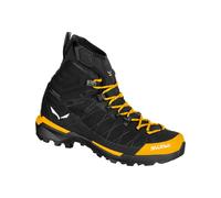 Salewa - Zapatillas de senderismo Hombre - Ortles Light Mid Ptx M Gold/Black de Nylon - Talla 10,5 UK - Negro Negro 10.5 UK
