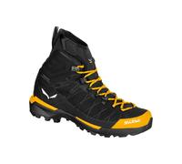 Salewa - Zapatillas de senderismo Hombre - Ortles Light Mid Ptx M Gold/Black - Talla 9 UK - Negro Negro 9 UK