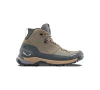Botas de montaña salewa puez leather mid ptx m kaki/negro hombre 43
