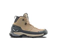 Salewa - Zapatillas de senderismo Mujer - Puez Leather Mid Ptx W Quicksand/Onyx para Mujer de Cuero - Talla 4,5 UK - Beige Beige 4.5 UK