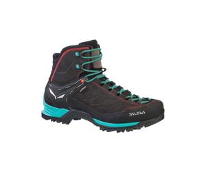 Salewa - Zapatillas de senderismo Mujer - WS MTN Trainer Mid GTX Magnet Viridian Green para Mujer - Talla 5 US - Negro Negro 5 US