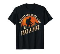 Salga de excursión - Explore Descubra excursionistas divertidos en vivo Camiseta