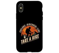 Salga de excursión - Explore Descubra excursionistas divertidos en vivo Carcasa para iPhone X/XS