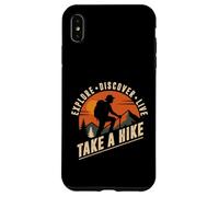 Salga de excursión - Explore Descubra excursionistas divertidos en vivo Carcasa para iPhone XS Max