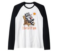 Salgo de un ritmo de mal ritmo divertido para hombres Camiseta Manga Raglan