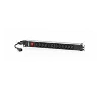 Salicru SPS PDU Interruptor 12 Tomas 1.5m Negro