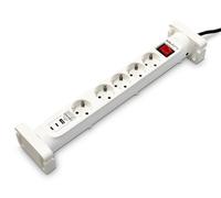 Salicru SPS SAFE 5S+ Blanco 5 salidas AC 230 V 1,4 m