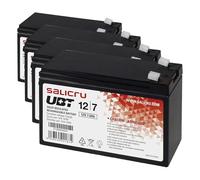 Salicru UBT 12/7 - Batería AGM Recargable de 7 Ah / 12 V (Paquete de 4)
