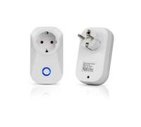 Salida 10A Schuko Wi-Fi Con Tapón Schuko Controlable Con App V-tac Smart VT-500