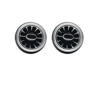 Salida Aire Acondicionado 2 Piezas LED Salpicadero Delantero Salida Ventilación Aire Acondicionado Embellecedor Interior Turbo Para Ford Para Fiesta 2009 2010 2011 2012 2013 2014(No LED)