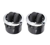 Salida Aire Acondicionado Para Dacia Para Duster Para Logan Para Sandero MK1 MK2 2012+ Rejilla Ventilación Aire Acondicionado Frontal Ventilación Rejilla(2pcs chrome)