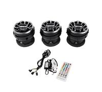 Salida Aire Acondicionado Salida De Aire De Turbina Para Salpicadero De Coche Luz Ambiental LED Para Ford Para Mustang 2015 2016 2017 2018 2019 2020 2021(3PCS)