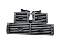Salida Aire Dashboard Compatible Con A4 2002 2003 2004 2005 2006 2007 2008 Salida De Ventilación De Aire Acondicionado Delantera Central Izquierda Derecha 4382-01 4383-01 4384-01(Set 3pcs)