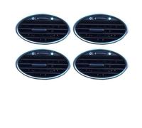 Salida Aire Para Ford Para Focus MK2 2005 2006 2007 2008 2009 2010 2011 2012 2013 Salida Aire Acondicionado Ventilación Tablero Delantero Centro Paletas Ventilación(4 piezas)