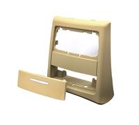 Salida Aire Para Serie 3 Para E90 Para E91 2005-2012 Consola Trasera Aire Acondicionado Rejilla Ventilación Marco Exterior Cenicero Cubierta Moldura Dash Rejilla Ventilación(Model D-Beige)