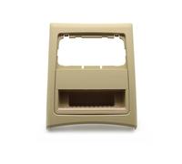 Salida Aire Rejilla Ventilación Aire Acondicionado Consola Trasera Marco Exterior Cubierta Cenicero Embellecedor Serie 3 E90 E91 2005-2012 Paletas Ventilación(Model A-Beige)