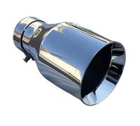 Salida Aire Tubo Escape Trasero 1 Pieza Silenciador Tubo Escape Universal Liso Acero Inoxidable Gran Diámetro Para Piezas Automóvil(66-101mm)