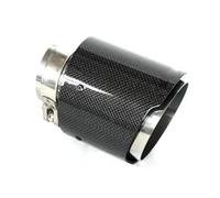 Salida Aire Tubo Escape Trasero Silenciador Escape Fibra Carbono Mate Para X5 E53 E70 X6 E71 F16 X1 F48 Años 2015 Y 2016 Diámetro Interior 86 Mm Exterior 101(Bright black)