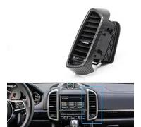 Salida de aire acondicionado de coche de fibra de carbono delantera izquierda derecha trasera rejilla de ventilación de aire acondicionado conjunto completo para Cayenne 7P5 2010-2017 (trasera