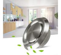 Salida de aire de disco esférico de acero inoxidable para sistema de aire fresco, abertura de ventilación para rejillas de ventilación de secadora, ventiladores de baño, campanas extractoras