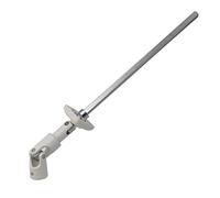 Salida de cajón cuadrado de 6 blanco 30 grados - Pasador de caja para salida de maletero - Guía deportada articulación cuadrada 4 caras, 6 mm de diámetro, para persianas y persianas enrollables -