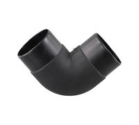 Salida de codo de conducto de plástico en forma de L de 60 mm para dirección del flujo de aire en aplicaciones de calentador diésel Webasto