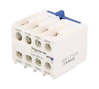 Salida de contactor auxiliar LA1KN31: conectores roscados frontales TeSys K S...