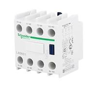Salida de contactor auxiliar LADN31: conexiones roscadas frontales TeSys D SC...