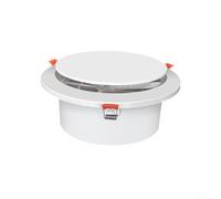 Salida de disco circular ABS para distribución de aire en aplicaciones de admisión de aire de escape y retorno en interiores de edificios (Φ100)