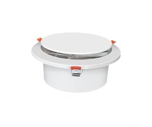 Salida de disco circular ABS para distribución de aire en aplicaciones de admisión de aire de escape y retorno en interiores de edificios (Φ100)