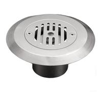 Salida de entrada de desagüe de piscina en acero inoxidable 304 con control de flujo ajustable y cubierta desmontable para instalaciones acuáticas (tipo 63)