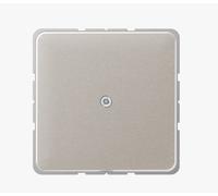 Salida de línea Jung CD590APT - Montada empotrada, metal, IP20, platino nueva