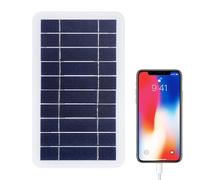 Salida De Panel Solar: Estación De Energía Portátil, Módulo Solar De Alta Eficiencia, Generador Compacto con Alta Conversión | Cargador De Mochila 5V 2W Que Apoya El Uso del Banco del Poder DL Teléfo