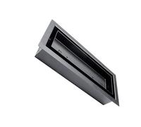 Salida de suelo de metal resistente de 4 x 10 pulgadas fabricada con acero grueso para una mejor durabilidad, soporta 300 soberanos con elegante plan moderno que mejora el hogar fuerte salida