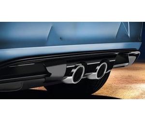 Salida de tubo de escape con difusor central deportivo para Volkswagen Golf 7 (5G), accesorio original, R-Look, 5 G0071611GRU