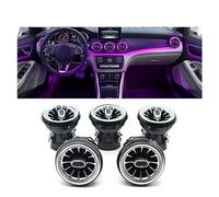 Salida de ventilación de aire acondicionado con LED de 12 colores para coche, compatible con Mercedes Benz AB, CLA, GLA, clase W117, W156, W176 y W246.(For W176)