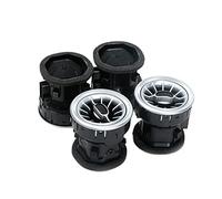 Salida de ventilación del aire acondicionado del salpicadero delantero del coche, embellecedor interior turbo, compatible con Mercedes Benz Clase V, Vito, Viano, Valente, Metris W447(4pcs With base)