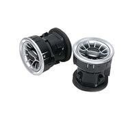 Salida de ventilación del aire acondicionado del salpicadero delantero del coche, embellecedor interior turbo, compatible con Mercedes Benz Clase V, Vito, Viano, Valente, Metris W447(2pcs With base)