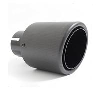 Salida Escape Tubos De Escape Rectos Negros De Acero Inoxidable Para Coche Silenciador De Carbono Mate Extremo Trasero Para BMW F30(60MM IN 89MM OUT)