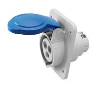 Salida Fijo Empotrable 10 Grados IP54 2P + T 32A 200-250V 50/60Hz Azul Arnés De