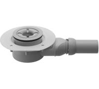 Salida horizontal del plato de ducha Duravit, junto con el bastidor de la base o el soporte de la bañera., 791243000000000